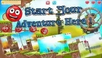 Red Hero 4 - Bounce Ball Adventure Screen Shot 0