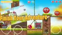 Red Hero 4 - Bounce Ball Adventure Screen Shot 1