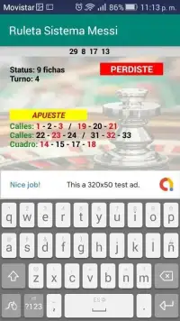 Ruleta Sistema Messi Screen Shot 4