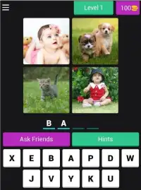 *4 Pics 4 Letter Word: Puzzle** Screen Shot 4