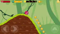Red Pink Ball: Red Bouncing Ball Red Hero Jungle Screen Shot 4