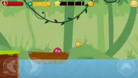 Red Pink Ball: Red Bouncing Ball Red Hero Jungle Screen Shot 7