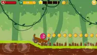 Red Pink Ball: Red Bouncing Ball Red Hero Jungle Screen Shot 6