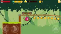 Red Pink Ball: Red Bouncing Ball Red Hero Jungle Screen Shot 3
