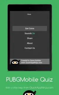 PUBGMobile Quiz Screen Shot 1