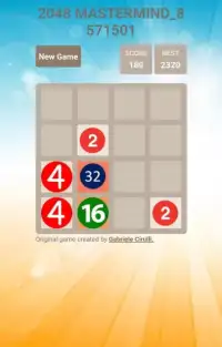 2048 MASTERMIND Screen Shot 1