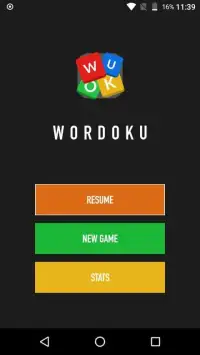 Wordoku Free Screen Shot 0