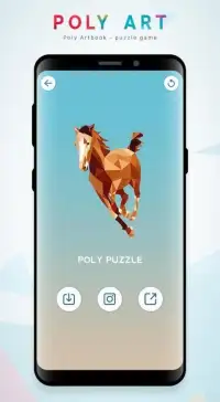 Color By Number - Poly Animal 3D Art Screen Shot 2