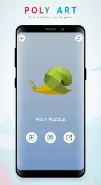 Color By Number - Poly Animal 3D Art Screen Shot 1