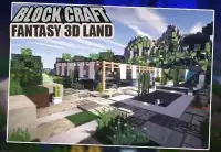 block build craft fantasy 3D land Screen Shot 0