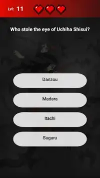 Uchiha Quiz Screen Shot 2