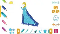 Coloring Book for Disney Princess - for girls game Screen Shot 5