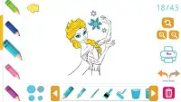 Coloring Book for Disney Princess - for girls game Screen Shot 6