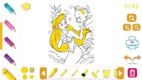 Coloring Book for Disney Princess - for girls game Screen Shot 4