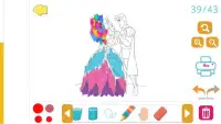 Coloring Book for Disney Princess - for girls game Screen Shot 0
