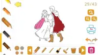 Coloring Book for Disney Princess - for girls game Screen Shot 1