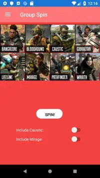 Character Roulette for Apex Legends Screen Shot 1
