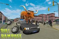 Wild Bull City Attack: Bull Simulator Games Screen Shot 5