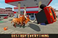 Wild Bull City Attack: Bull Simulator Games Screen Shot 9