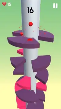 Helix Crash: Spiral Ball Jump Screen Shot 5
