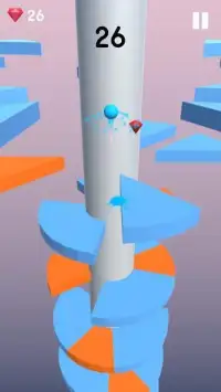 Helix Crash: Spiral Ball Jump Screen Shot 2