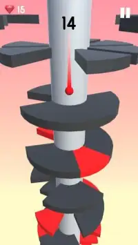 Helix Crash: Spiral Ball Jump Screen Shot 1