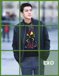 EXO [SEHUN] Puzzle Game Screen Shot 5
