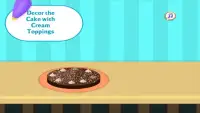 Cooking Chocolate Cake : Games For Girls Screen Shot 0