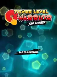 Power Level Warrior Tap Trainer Screen Shot 7