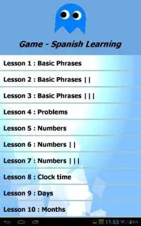Game - Spanish Learning Screen Shot 4