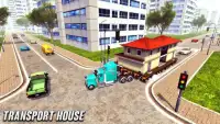 Home Transporter Truck Driving 2019: House Mover Screen Shot 1