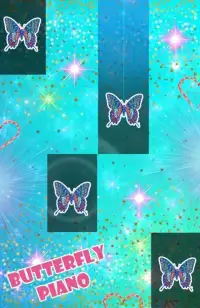 Piano Butterfly Tiles Game Screen Shot 2