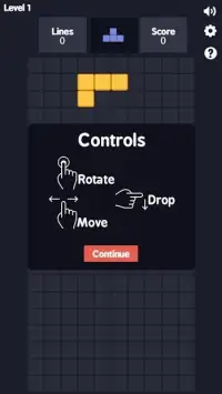 Brick Block Puzzle - Tetroid Swipe Game Screen Shot 7