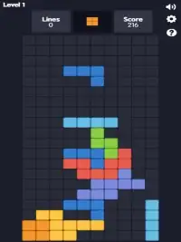 Brick Block Puzzle - Tetroid Swipe Game Screen Shot 3