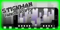 Stickman Parkour Rooftop Screen Shot 1