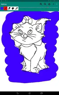 Coloring pages about cats Screen Shot 2