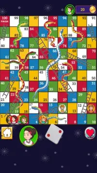 Sap Sidi Game : Snakes and Ladders Screen Shot 1