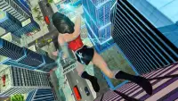 Wonder Lady Super Girl Justice: City Rescue Strike Screen Shot 0