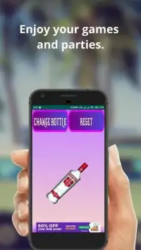 Bottle Spinner - Party App Screen Shot 1