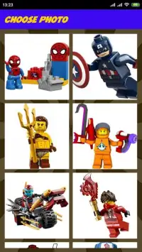 Puzzle Lego Super Hero Screen Shot 4