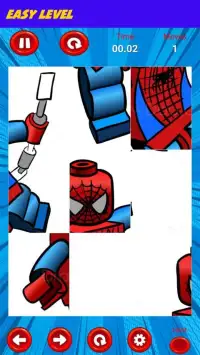 Puzzle Lego Super Hero Screen Shot 8
