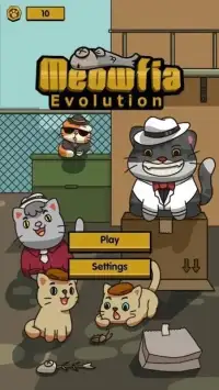 Merge Cat - Meowfia Evolution Endless Screen Shot 0