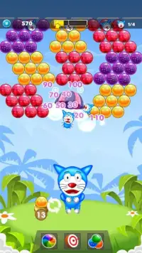 Bubble Doramon Pop : Blue Cat Cartoon Shooter Screen Shot 6
