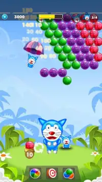Bubble Doramon Pop : Blue Cat Cartoon Shooter Screen Shot 0