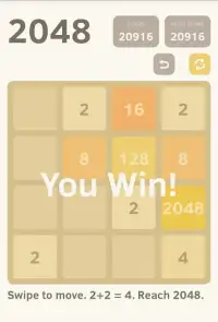 2048 - The Classic Puzzle Game Screen Shot 2