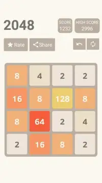 2048 - The Classic Puzzle Game Screen Shot 1