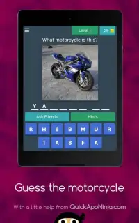 Guess the motorcycle Screen Shot 22