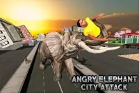 Angry Elephant City Attack Screen Shot 0