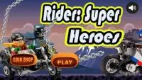 Moto Rider: Super Heroes Screen Shot 2