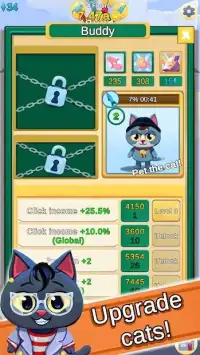 Cat Tower: Idle clicker - builder game! Screen Shot 1
